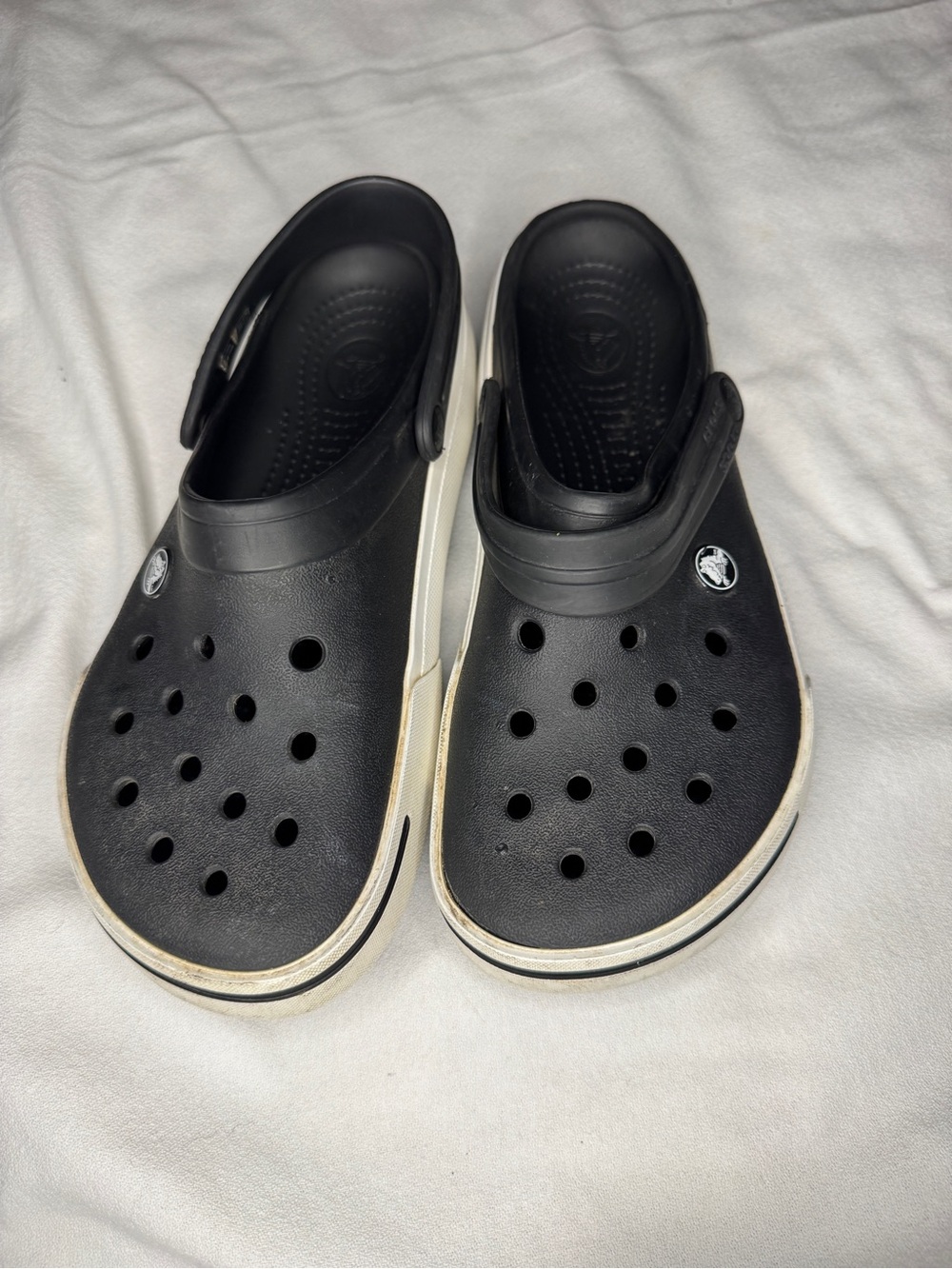 Unisex Black Slip-On Clog Shoes - Crocs